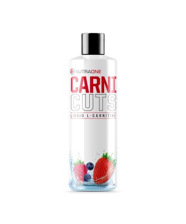 Carnicuts L-Carnitine Liquid Supplement by NutraOne Weight Management, Stimulant Free Metabolic Aid* (Berry Blast - 32 Servings) Berry Carnicuts