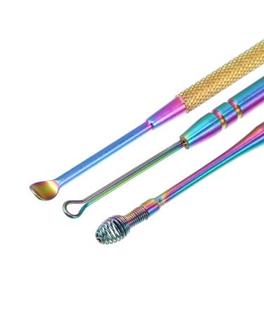 VOCOSTE 6-Piece Stainless Steel Ear Cleansing Tool Set with Storage Case - Ear Care Kit in Multicolor - Buy Online on GoSupps.com