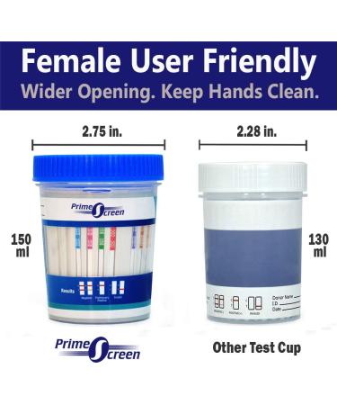 Prime Screen 12 Panel Drug Test Kit - THC, AMP, BAR, BZO, COC & More - 5 Pack - Buy Online on GoSupps.com