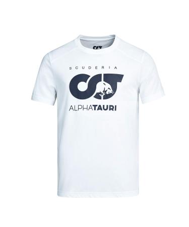 AlphaTauri Scuderia T-Shirt Men - Official Merchandise (White XL) - Buy Online on GoSupps.com