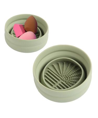 Silicone Makeup Brush Cleaner | Foldable Film Brush Washing Tool | Cosmetic Display Case - Clean & Organize Your Beauty Essentials - Buy Online on GoSupps.com