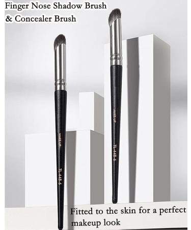 Mini Angled Concealer Brush - Upgraded Small Nose Contour Brush for Dark Circles & Puffiness - Buy Online on GoSupps.com