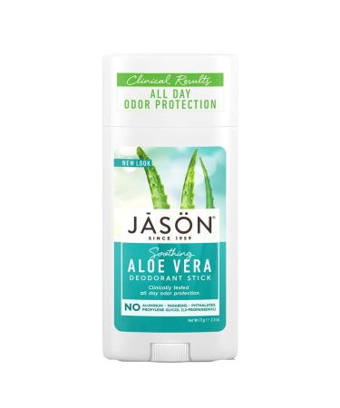 Jason Aloe Vera Stick Deodorant 2.5 Ounce (Pack of 3)