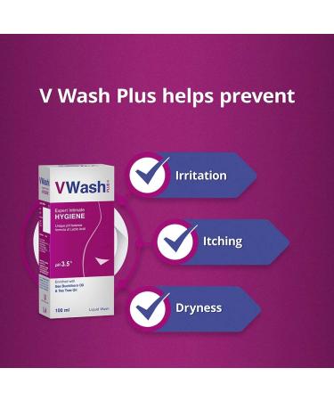 Plus Expert Intimate Hygiene Wash for Women - 350ml | Prevents Itching Irritation & Dryness | Suitable for All Skin Types - Buy Online on GoSupps.com