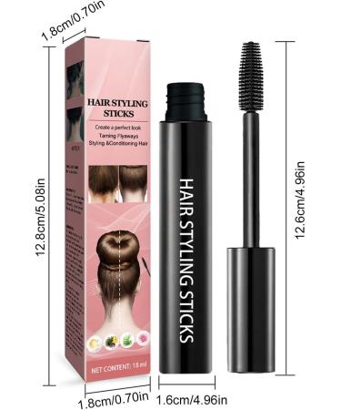 Anloximt Hair Fly Away - Long Lasting Non-Greasy Hair Gel Stick 18ML | Fly Away Hair Tamer Moisturizing Hair Wax Stick for Hair Non-Sticky Hair Mascara - Buy Online on GoSupps.com