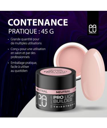  PALU salon system PALU Nail Builder Gel UV/LED Gel Nail Art Thixotropic Self-Leveling Multifunctional Intense Shine - Buy Online on GoSupps.com