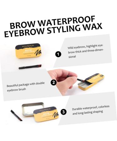Beavorty Lip Stain Set Brow Wax 2 Pcs Eyebrow Styling Soap Practical Durable Makeup Tool Eyebrow Styling Cream for Women Ladies Soap Brows Clear Brow Wax - Buy Online on GoSupps.com