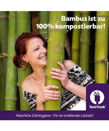 Toni Fresh Travel Set Bambini - Eco-friendly Bamboo Toothbrush (Purple) for Kids | International Shipping Available - Buy Online on GoSupps.com