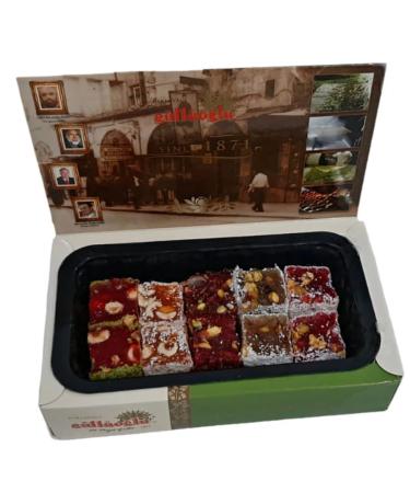 Gulluoglu Assorted Narnia Delights 10 Pieces (280 gr) (Pack of 1) 5 Assortments daily fresh shipment from Istanbul/Turkey
