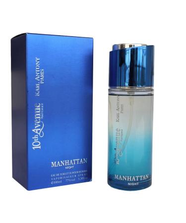 10TH AVENUE MANHATTAN NIGHT POUR HOMME BY KARL ANTONY COLOGNE FOR MEN 3.3 OZ / 100 ML EAU DE TOILETTE SPRAY