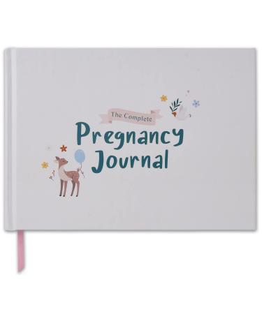 Pregnancy Journal and Memory Book Gift Pregnancy Diary for Expecting New Mums - Includes Calendar Scrapbook Checklist and Organiser (Baby Animals)