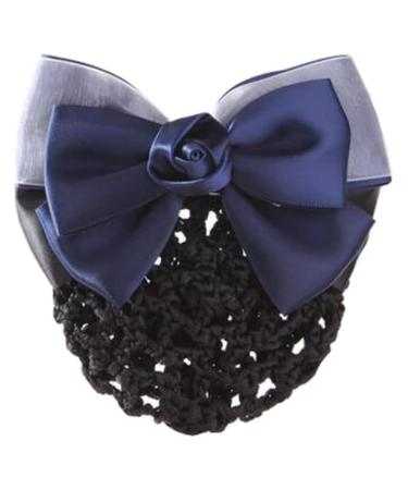 Bowknot Snood Net Net Hair Clip Net Hair Clip Barrette Hairnet Womens Bow Barrette Girls Hairdressing Snood Net Hairnet Hair Clip Bun Cover E16