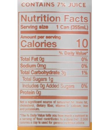 Spindrift Orange Mango Seltzer - 12 fl oz | Refreshing Natural Flavors - Buy Online on GoSupps.com