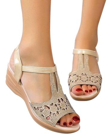 Shop XTZYGLFD Munde Speeling Sandals for Women - Comfortable & Stylish Elastic Rame Middle Fish Shoes - Perfect for Holidays - Size 5 UK - International Shipping Available - Buy Online on GoSupps.com