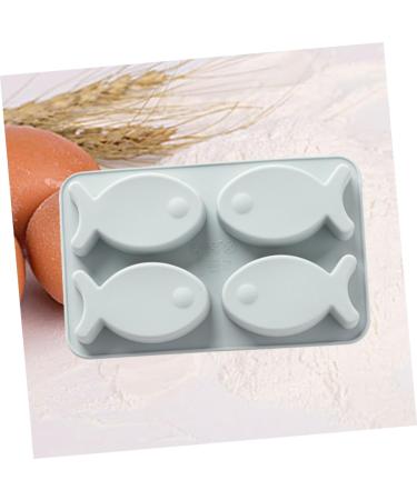 2pcs 4 Molder Mold for Chocolate Cakes Mold Cakepop Molds Food Grade Silicone Mold Blue Silicone Mold Silicone Molds Ice Mold 4 Grids Fish Shaped Mold Small Fish Tool mediumx2pcs Bluex2pcs - Buy Online on GoSupps.com