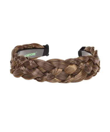 Vowyore 6 Strands Synthetic Hair Plaited Headband with Teeth Hair Band - 1-color22T/10 - Buy Online on GoSupps.com