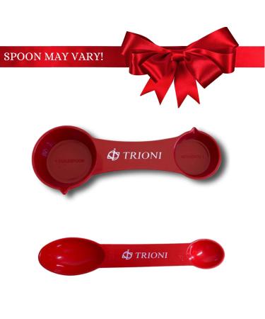 Coffee Mate Peppermint Mocha Creamer Bundle 2 Bottles of Flavored Liquid Coffee Creamer + TRIONI Multi-Purpose Measuring Spoon - Buy Online on GoSupps.com