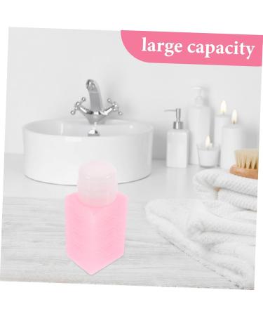 PLAFOPE Makeup Remover Pump Dispenser Pump Bottle Dispenser Mini Water Dispenser Nail Polish Remover Liquid Pump Dispenser Makeup Remover Container Push down Pump Dispenser 6x5x13cm Pink - Buy Online on GoSupps.com