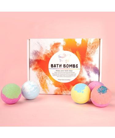 Allayu 12piece Bath Bombs Gift Set Natural Ingredients Delicate Foam 12 Pieces Chemical House Warming Gift Large Amount - Buy Online on GoSupps.com