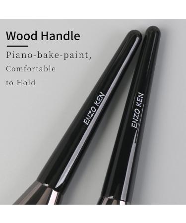 Enzo Ken Flat Foundation Brush | Large Liquid Makeup Brush for Blusher Bronzer & DIY Facial Masks - 6.5in Wide Cream Contour Brush - Buy Online on GoSupps.com