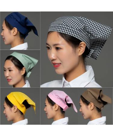 1 Piece Triangular Headscarf Headscarf Hair Bands Headbands Triangle Scarf Hair Scarf Hair Accessories Headwear for Men Women for Waiters Kitchen Dining Room Black/White black / white - Buy Online on GoSupps.com