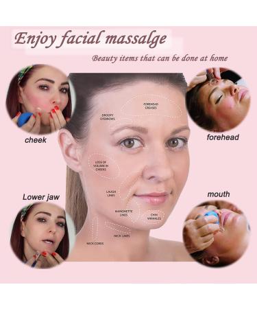 Glass Facial Cupping Set - 2 Piece Silicone Vacuum Suction Cups for Face, Back, Shoulder - Pink - Buy Online on GoSupps.com