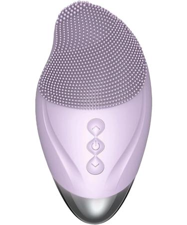 Face Cleansing Brush - Gentle Silicone Facial Brush Face Scrub Cleanser | Rechargeable Waterproof Vibrating Skincare Tools for Thorough Cleansing Exfoliation & Boosts Absorption Purple (English) - Buy Online on GoSupps.com