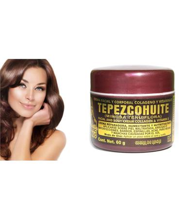 Del Indio Papago Tepezcohuite Night Facial and Body Cream with Collagen and Vitamin E Light Cream 2 Oz (60g) 3 Pack - Buy Online on GoSupps.com