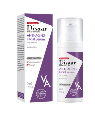 Anti Aging Facial Serum - Retinol Serum for Face - Retinol Anti Wrinkle Face Serum with Niacinamide - for Face Anti Aging Moisturizing Fine Line and Wrinkles 50ml