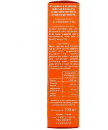 3CHENES - 3CHVIPR143 - Vitamine C Propolis Sirop - Flacon de 200 ml - Buy Online on GoSupps.com