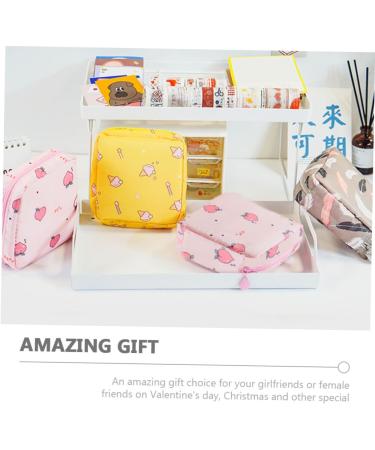 12 pcs Cotton Menstrual Bag Set | Women's Bandages & Tampon Holder | Dustproof Oxford Travel Storage Bags - Buy Online on GoSupps.com