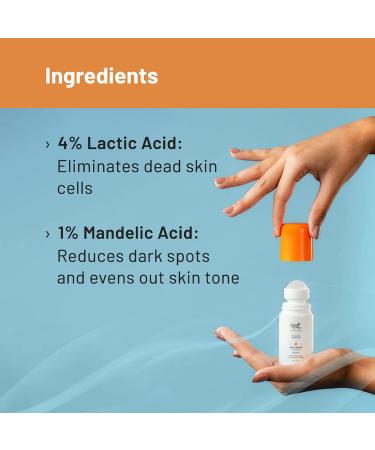 Chemist At Play UnderArm Roll-On | 5% Lactic Acid + 1% Mandelic Acid | Odor Prevention, Skin Brightening, Exfoliation | Long Lasting Aqua Fragrance | Alcohol & Aluminium Free (1.3 oz) - Buy Online on GoSupps.com