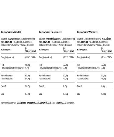 Shop La Vela Pleasure World Gift Set - Handcrafted Sardinian Torrone (Almond Hazelnut Walnut) | Premium White Nougat with Honey | International Shipping Available - Buy Online on GoSupps.com