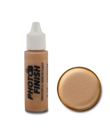 Photo Finish Professional Airbrush Makeup Foundation airbrush makeup water and sweat resistant long-wearing works with airbrush makeup kits (.5 fl oz Medium Beige Matte) .5 Fl Oz Medium Beige Matte