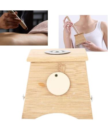 BYARSS Bamboo Moxibustion Box - Single Hole Moxa Roller Stick Holder | Moxibustion Tool for Pain Relief - International Shipping Available - Buy Online on GoSupps.com