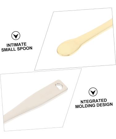 minkissy 12 Pcs Electroplating Cream Spoon Cosmetic Mixing Spoon Cosmetic Spatula Metal Galvanic Facial Cream Spoon Mini Facial Spatula Spoon Moisturizing Beauty Cream Zinc Alloy 1 count (Pack of 1) Golden Goldenx2pcs - Buy Online on GoSupps.com