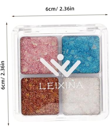Healvian 6 Pcs Glitter Eye Makeup Eyeshadow Glitter Sequins Makeup Glitter for Eyes Eye Shadow Makeup Assorted Colorx3pcs 6.00X6.00X1.00CMx3pcs - Buy Online on GoSupps.com