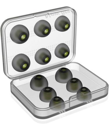 Stevlogs 12PCS/Set Memory Foam Sponge Ear earplug earplugs Replacement in-Ear Tips Earplugs Cushion Compatible with in-Ear Earphone Black Silcone Black&silcone - Buy Online on GoSupps.com