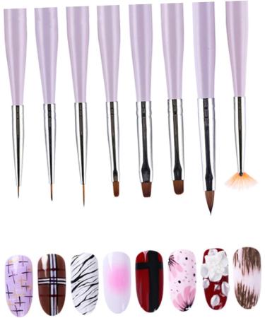 minkissy 1pc nail gel nail kit gel manicure for nails nail art tool nail pen nail art brush nail art pen painted nail brush Size 6 As Shown - Buy Online on GoSupps.com