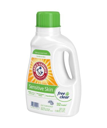 Buy Arm & Hammer Liquid Perfume & Dye Free Dual HE - 50 oz (Pack of 2) | Eco-Friendly Hypoallergenic Laundry Detergent - International Shipping Available - Buy Online on GoSupps.com