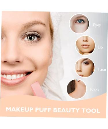 Beaupretty 2 Sets triangle puff makeup sponge makeup powder puff triangular powder puff velour puff round powder puff wedge puff Face Powder Puffs Wedge Cosmetic Puffs non latex loose powder - Buy Online on GoSupps.com