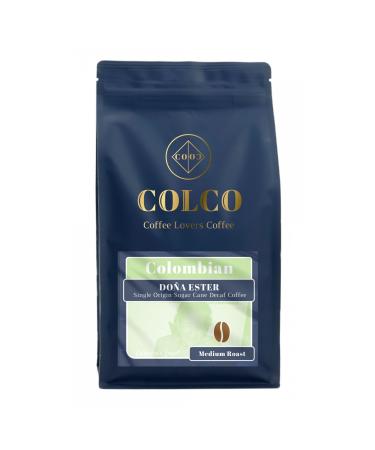 Colombian Coffee - Single Origin Arabica Caturra - Sugar Cane Decaff - 1kg - Whole Bean