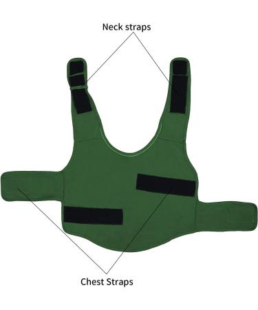 Buy KittyStar Breathable Dog Shirt for Thunderstorm Anxiety - Calming Vest Jacket Size L Green | Anxiety Relief for Pets - Buy Online on GoSupps.com
