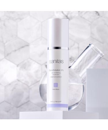 Sanitas Skincare GlycoSolution 5% - Active Liquid Exfoliant with Glycolic Acid (3.4 oz) | Exfoliating Treatment for Radiant Skin - Shop Internationally - Buy Online on GoSupps.com