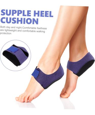 Silicone Heel Cups - Non-Slip Cloth Sock Spurs for Comfort | 1 Pair International Shipping - Buy Online on GoSupps.com