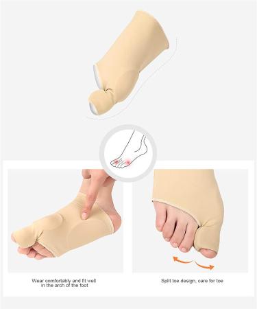 Bunion Corrector for Men & Women - Pain Relief for Hallux Valgus Hammer Toe & Large Toe Joint | Effective Bunion Treatment & Toe Separator - Buy Online on GoSupps.com