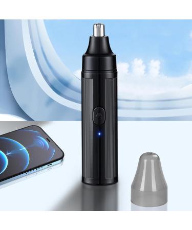 Pssopp Electric Nose Hair Trimmer | Portable & Easy to Clean Nose & Ear Hair Clipper for Men & Women | Ideal for Home & Travel - Black - Buy Online on GoSupps.com