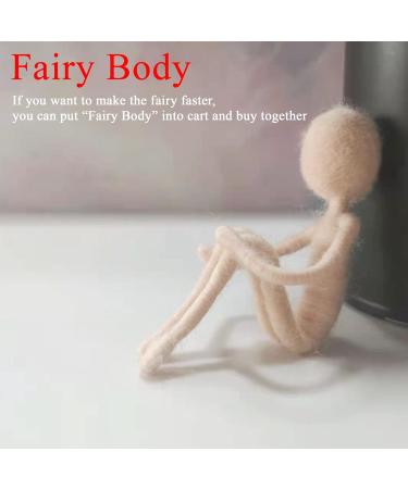 5 Piece Pre-Made Felt Body Frames 2.8 inch - Needle Felting Supplies for Fairies, Gnomes, Aliens - Buy Online on GoSupps.com