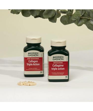 Adrien Gagnon - Collagen With Lysine & Vitamin C Triple Action 90 Capsules - Buy Online on GoSupps.com