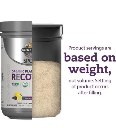 Organic Plant Based Post Workout Recovery Powder - BlackBerry Lemonade | Garden of Life Sport | 30 Servings - Buy Online on GoSupps.com